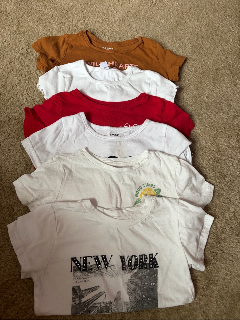 Lot of girls size 6-8 shirts